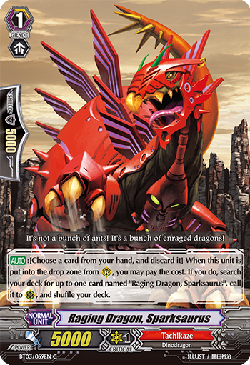 Raging Dragon, Sparksaurus