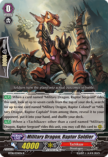Military Dragon, Raptor Soldier