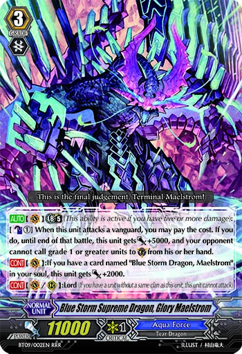 Blue Storm Supreme Dragon, Glory Maelstrom