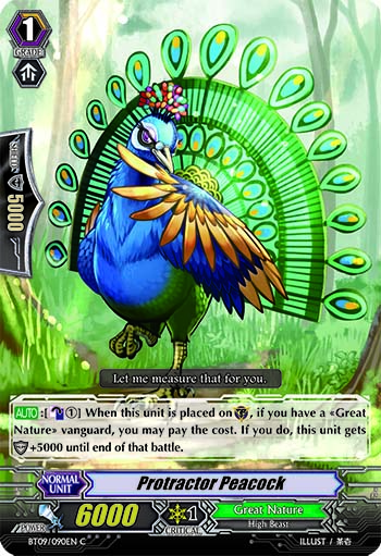 Protractor Peacock