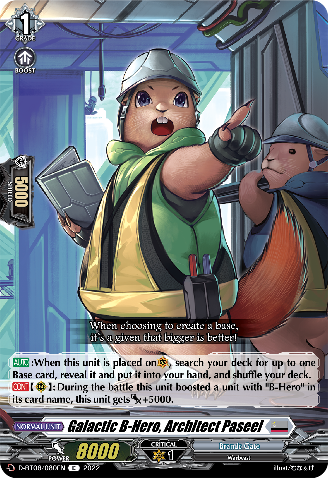 Galactic B-Hero, Architect Paseel