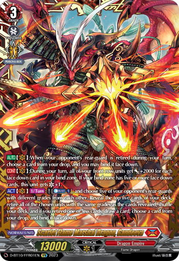 Scarlet Flame Marshal Dragon, Gandeeva