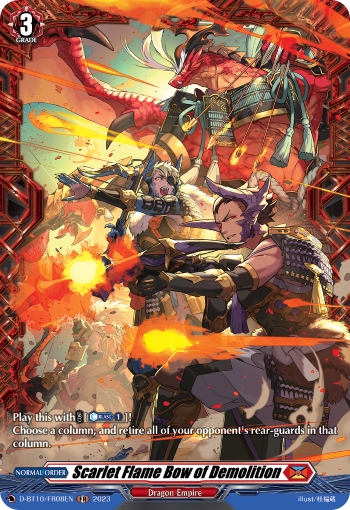 Scarlet Flame Bow of Demolition