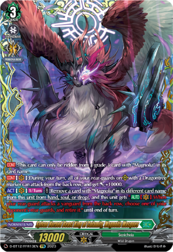 Sylvan Horned Beast King of Calamity, Magnolia Masques