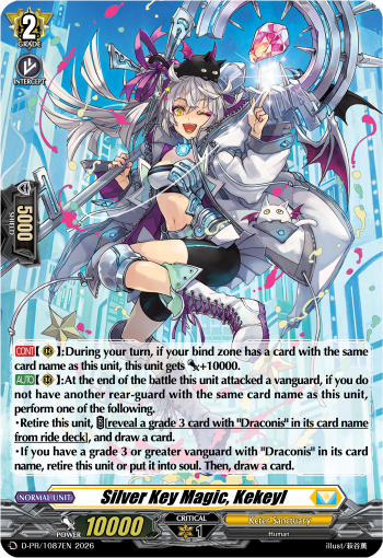 Silver Key Magic, Kekeyl