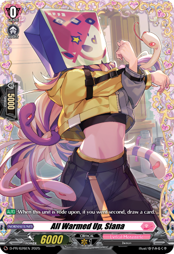 All Warmed Up, Siana