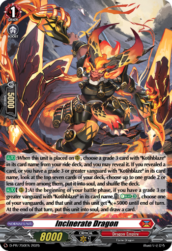 Incinerate Dragon Incinerate Dragon