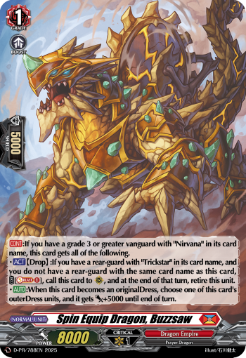Spin Equip Dragon, Buzzsaw Spin Equip Dragon, Buzzsaw