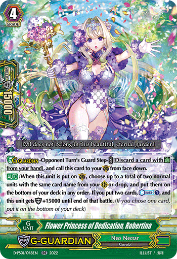 Flower Princess of Dedication, Robertina Flower Princess of Dedication, Robertina