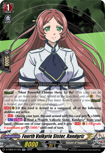 Fourth Valkyrie Sister, Randgriz