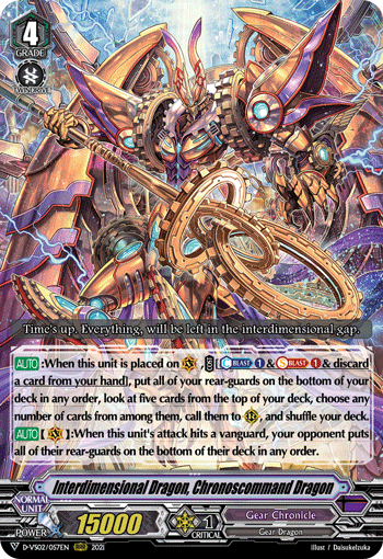 Interdimensional Dragon, Chronoscommand Dragon