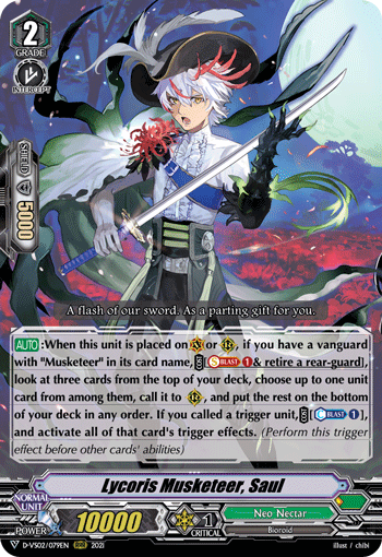 Lycoris Musketeer, Saul