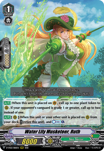 Water Lily Musketeer, Ruth