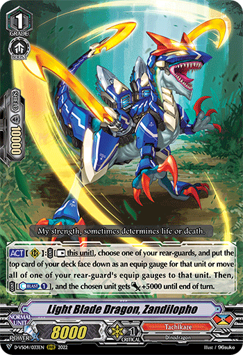 Light Blade Dragon, Zandilopho