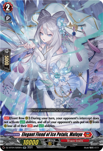 Elegant Fiend of Ice Petals, Mafuyu