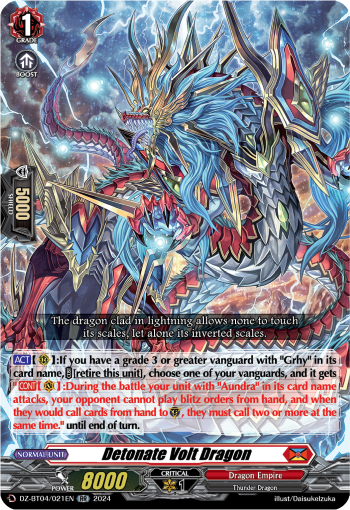 Detonate Volt Dragon