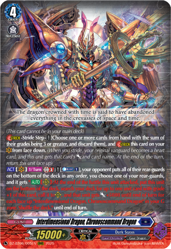 Interdimensional Dragon, Chronoscommand Dragon