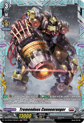 Tremendous Cannonranger Tremendous Cannonranger
