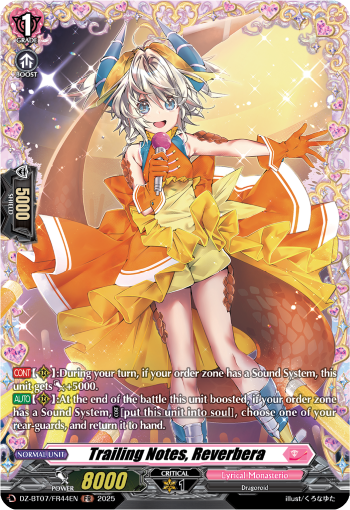 Trailing Notes, Reverbera