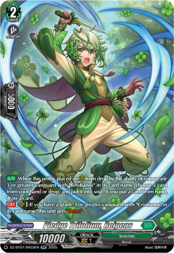 Pledge Trifolium, Reipens Pledge Trifolium, Reipens