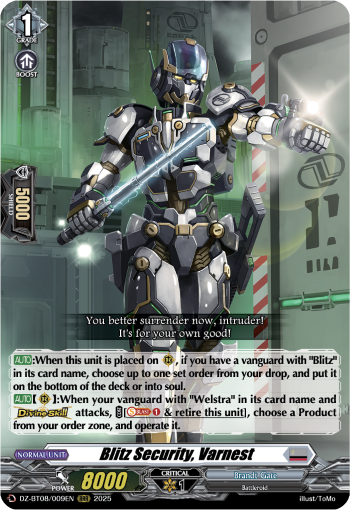 Blitz Security, Varnest