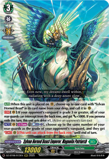 Sylvan Horned Beast Emperor, Magnolia Patriach