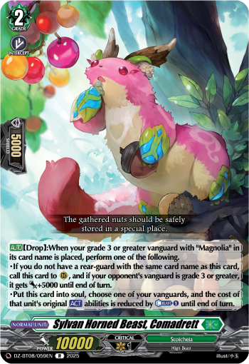 Sylvan Horned Beast, Comadrett