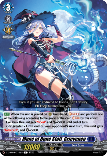 Mage of Bone Staff, Grievenea