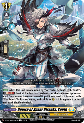 Squire of Spear Streaks, Youth