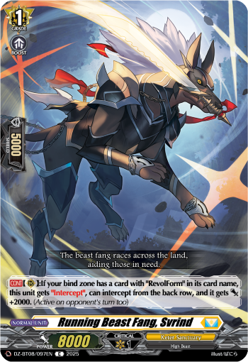 Running Beast Fang, Svrind Running Beast Fang, Svrind