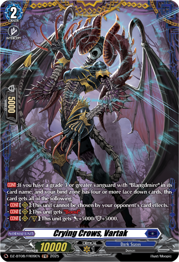 Crying Crows, Vartak