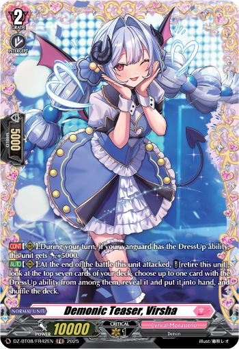 Demonic Teaser, Virsha