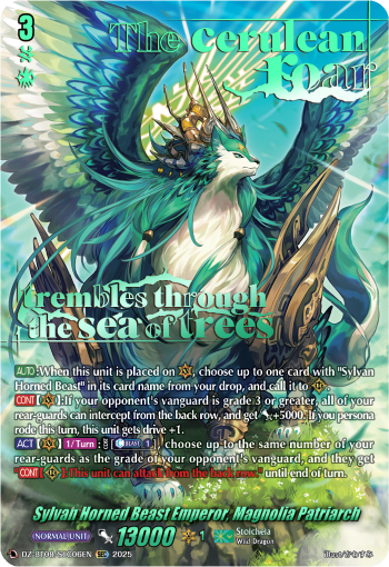 Sylvan Horned Beast Emperor, Magnolia Patriarch