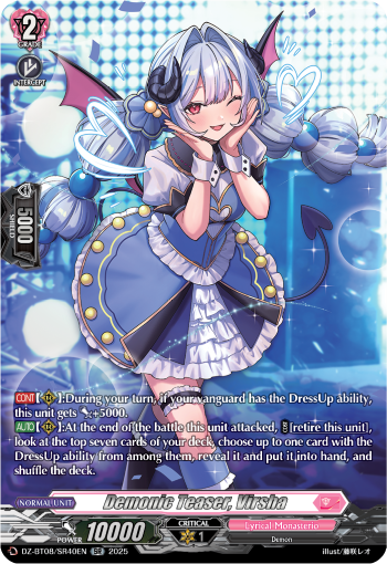 Demonic Teaser, Virsha