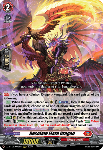 Desolate Flare Dragon Desolate Flare Dragon