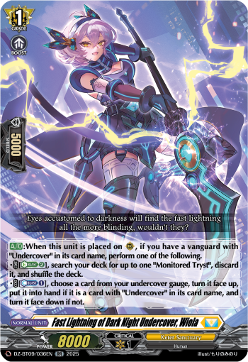 Fast Lightning of Dark Night Undercover, Wiola