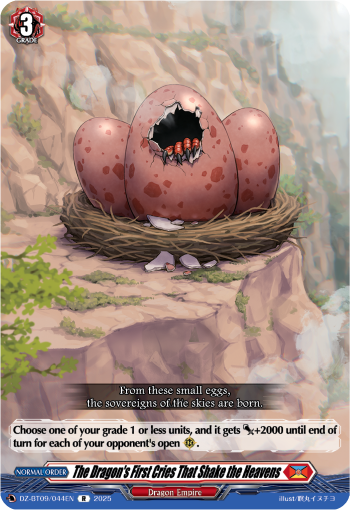 The Dragon's First Cries That Shake the Heavens The Dragon's First Cries That Shake the Heavens