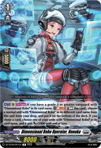 Dimensional Robo Operator, Nonoka Dimensional Robo Operator, Nonoka