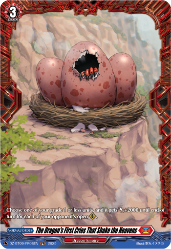 The Dragon's First Cries That Shake the Heavens The Dragon's First Cries That Shake the Heavens