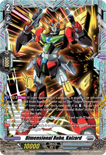 Dimensional Robo, Kaizard Dimensional Robo, Kaizard