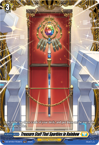 Treasure Staff That Sparkles in Rainbow Treasure Staff That Sparkles in Rainbow