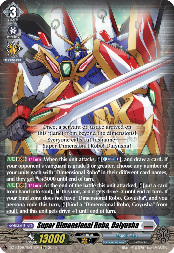Super Dimensional Robo, Daiyusha