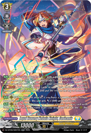 Loyal Bravery Nebula Knight, Corleanis