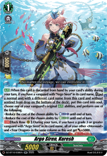 Argo Siren, Kuresh Argo Siren, Kuresh