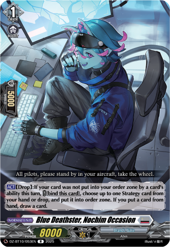 Blue Deathster, Nochim Occasion