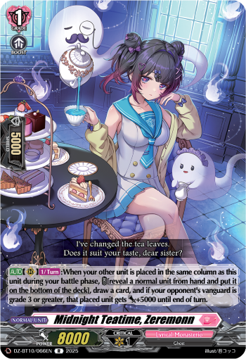 Midnight Teatime, Zeremonn