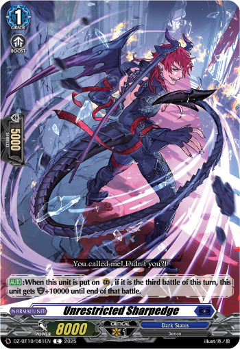 Unrestricted Sharpedge Unrestricted Sharpedge