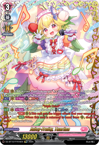 Juicy-Fruity, Tuarina Juicy-Fruity, Tuarina