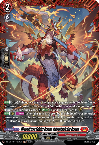 Wrought Iron Soldier Dragon, Indomitable Axe Dragon