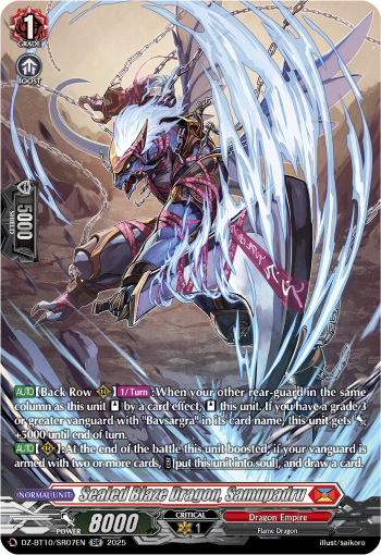 Sealed Blaze Dragon, Samupadru